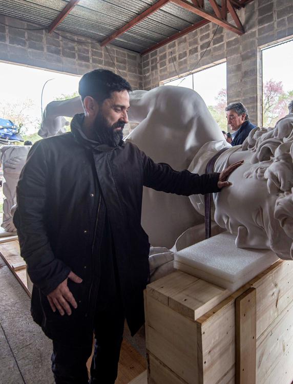 David-escultura-en-taller-Fundacion-Urunday_1