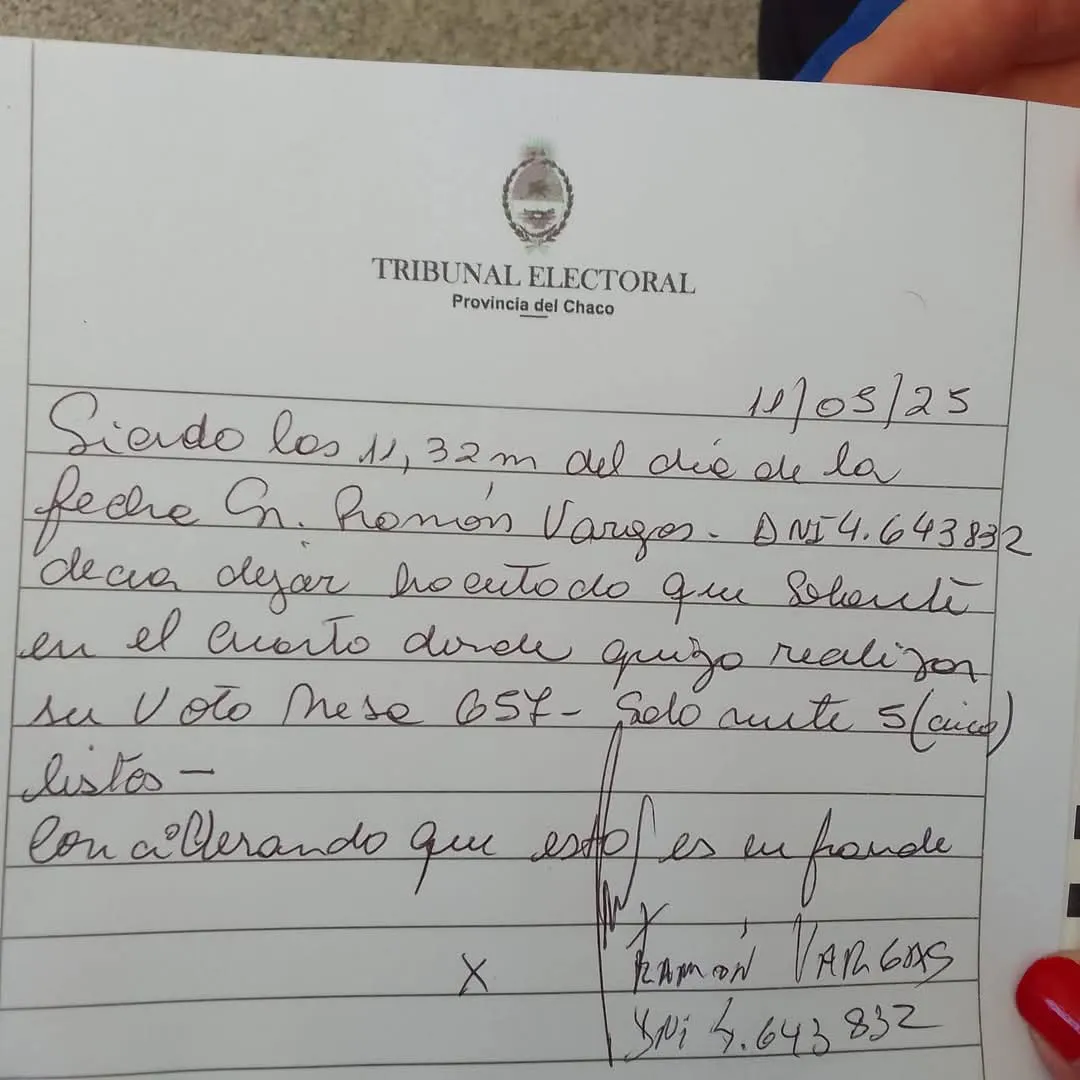 denuncia-de-ciudadano-por-fraude-electoral-en-escuela-de-Resistencia