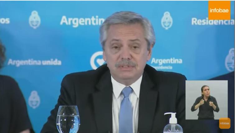Presidente Alberto Fernández -anuncio-de-nuevas-medidas