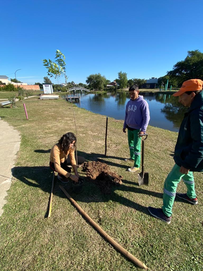 Estudiantes de FADyCC plantan árboles en Resistencia1