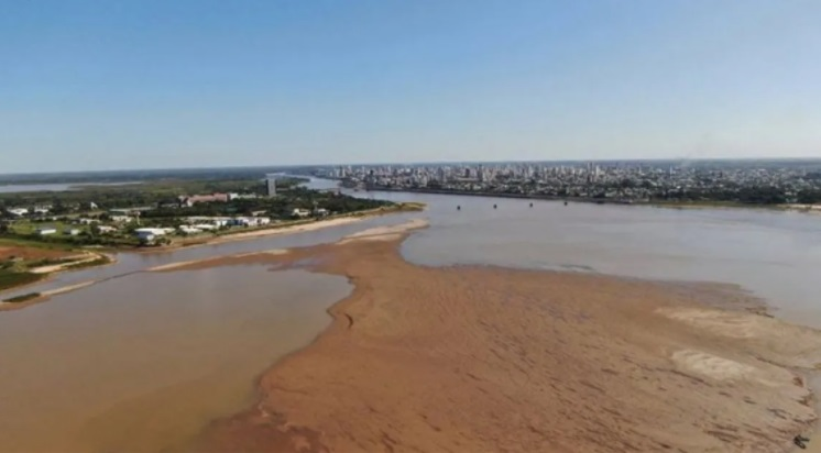 Bajante en el Rio Paraná