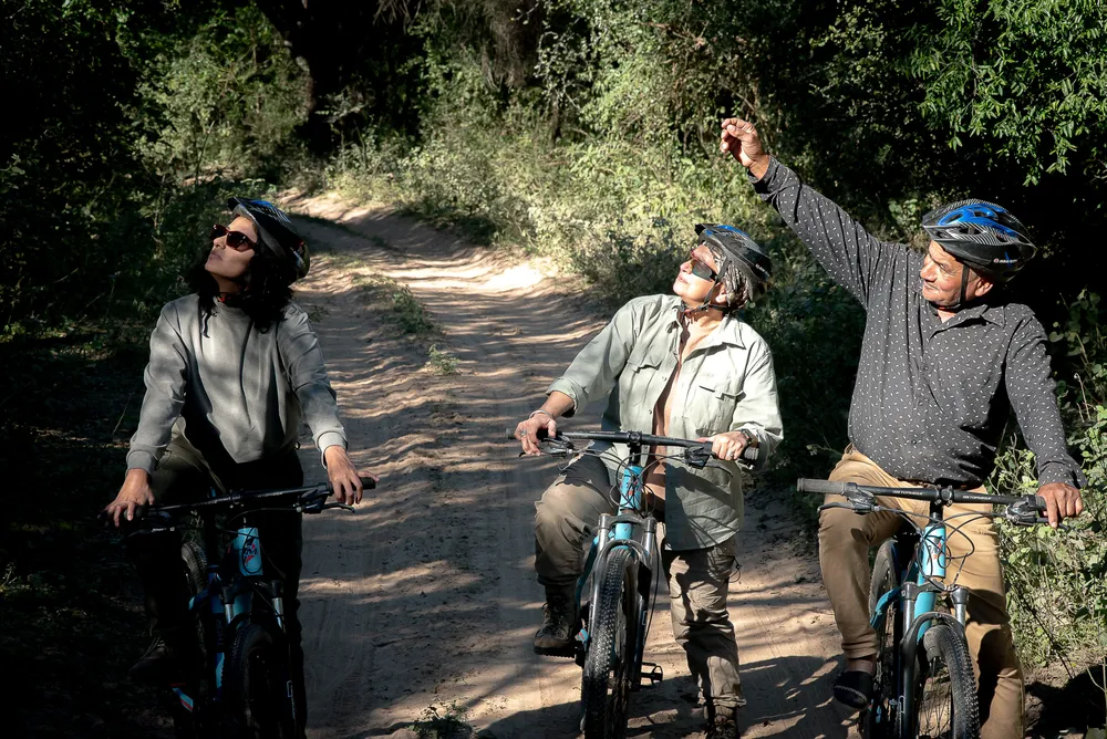 Bicis con Jorge Luna-  Foto Natalia Trzcina